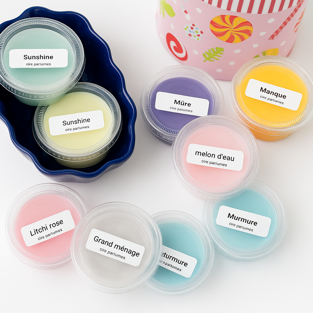 Bonbons de cire parfumées